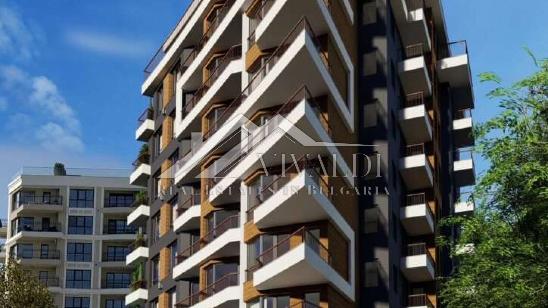 Boutique new building with a sea view in the residential area. Briz, city of Varna