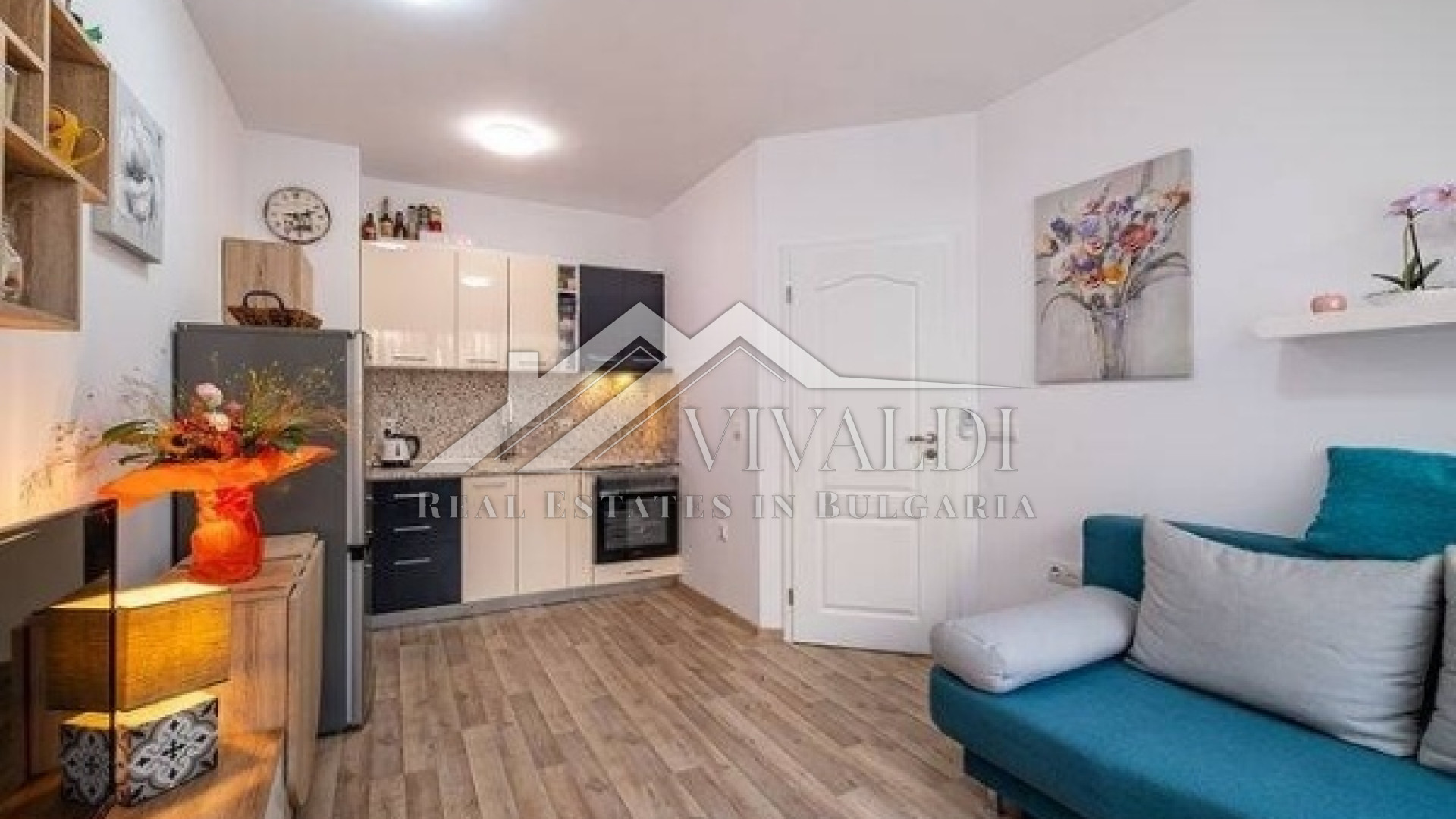 One-bedroom apartment in a gated complex in Briz district