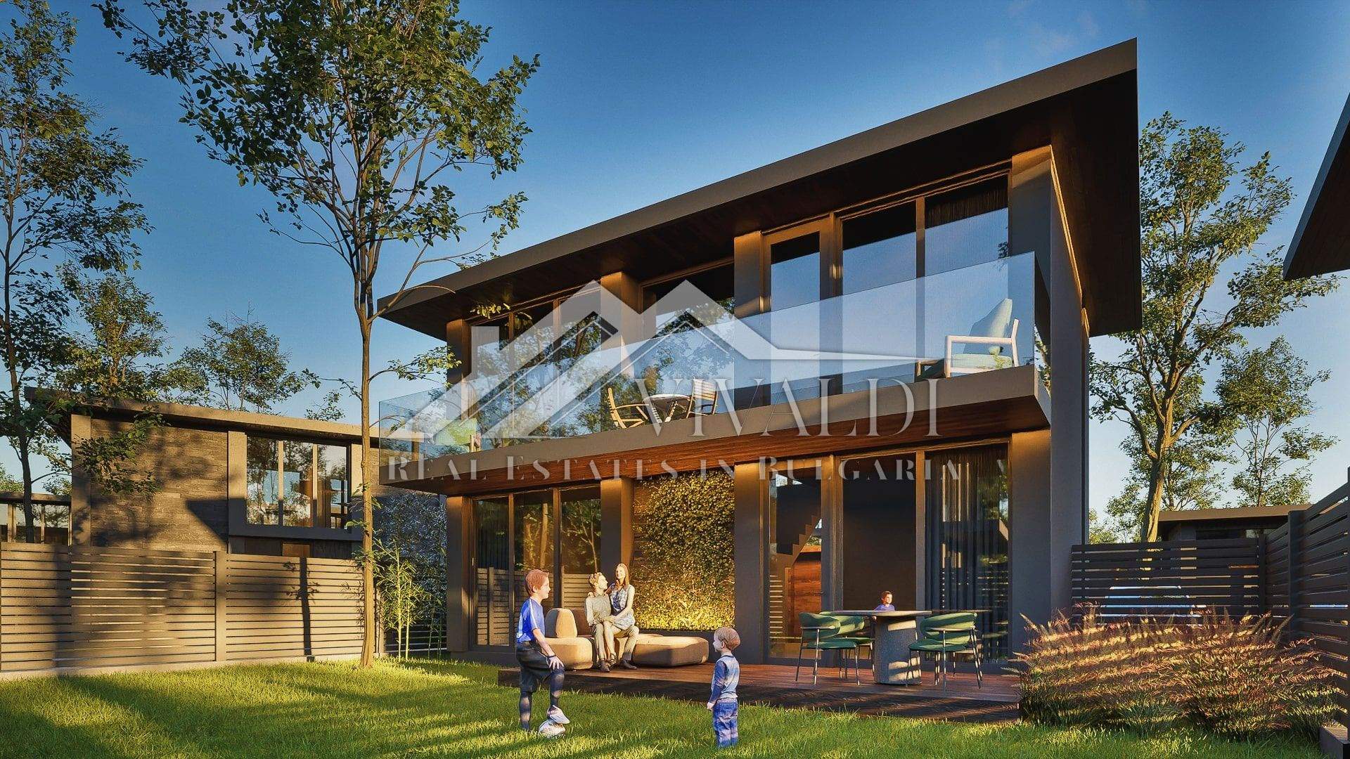 Complex of stylish detached villas in Alen Mak area, Varna