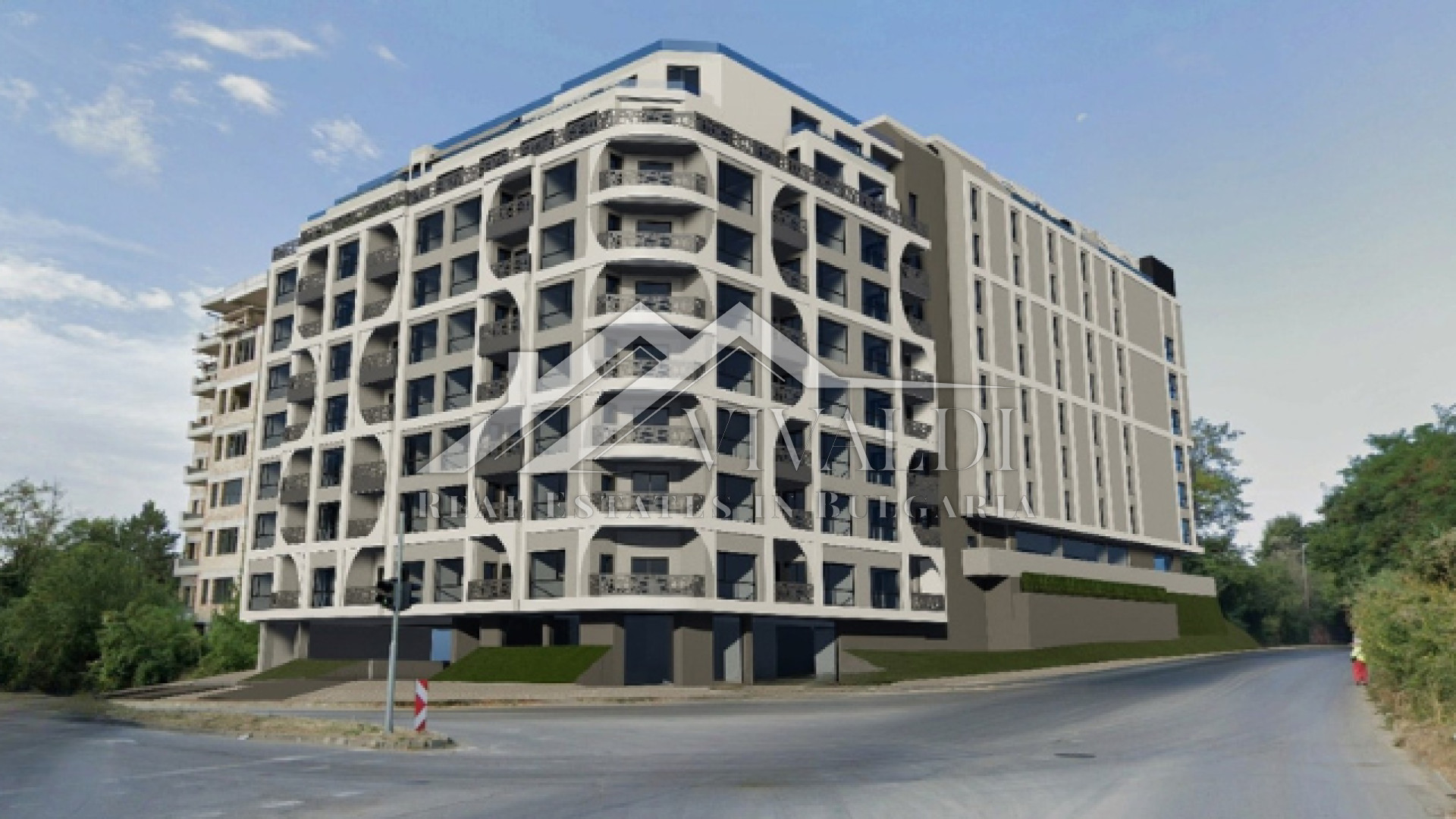 New modern building in Tsveten district, Varna