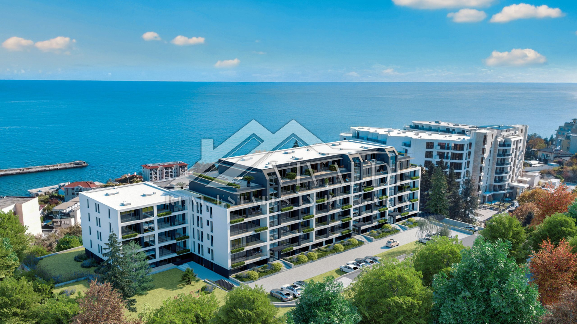 New residential complex by the sea in Chaika resort, Varna