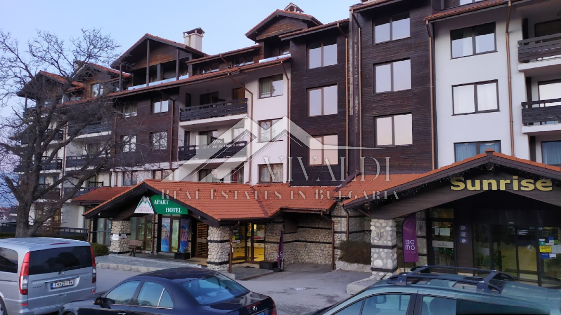 Тристаен апартамент в комплекс Sunrise Park & ​​Spa, гр. Банско