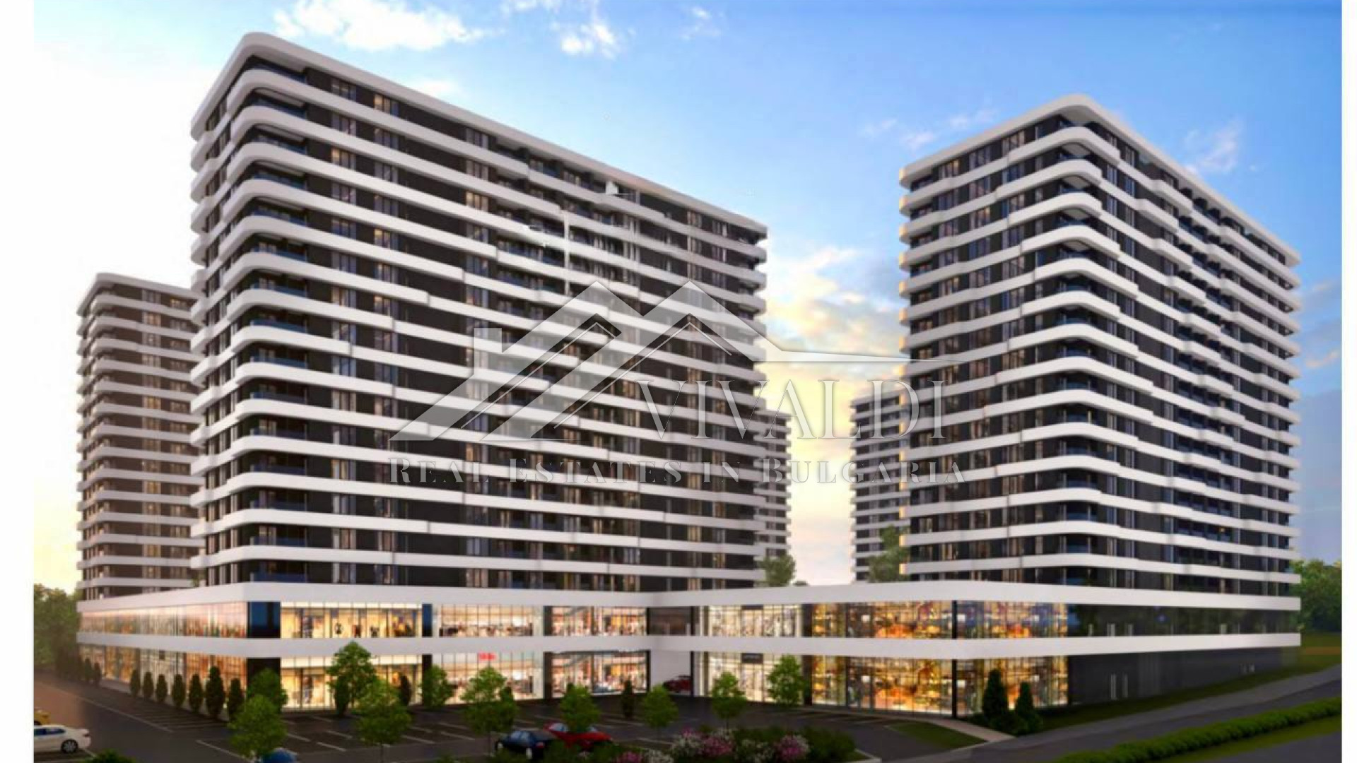 Современная двухкомнатная квартира в районе  Владислав Варненчик, г. Варна