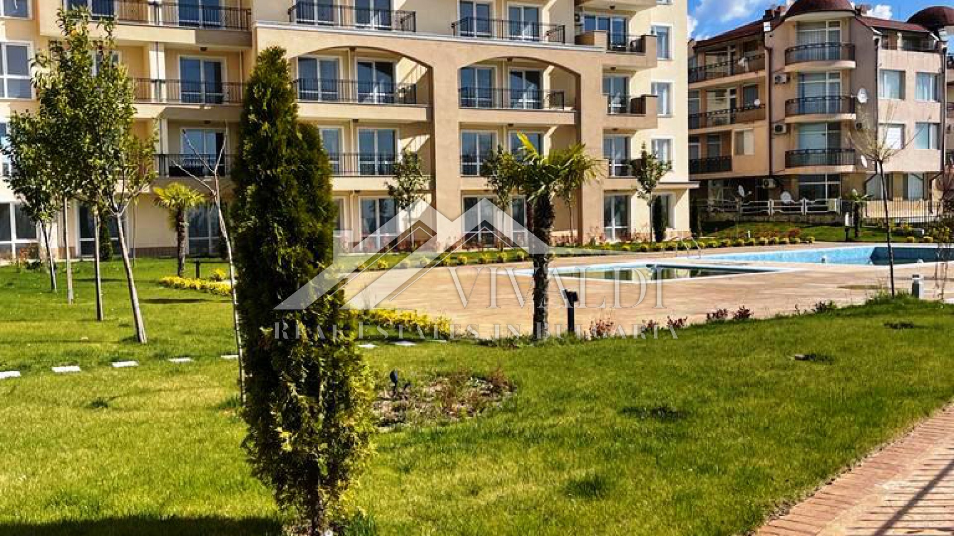 Studio with sea view in Saint Vlas, Ipanema Beach complex!