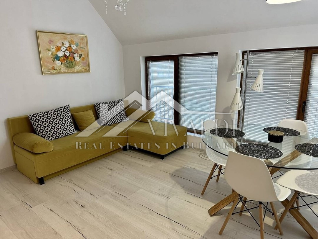 The two-room apartment is located in the central part of Varna