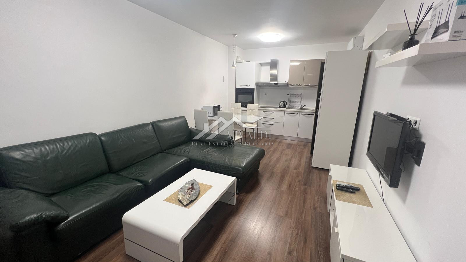 Three-room apartment with a parking space in the top center of Varna