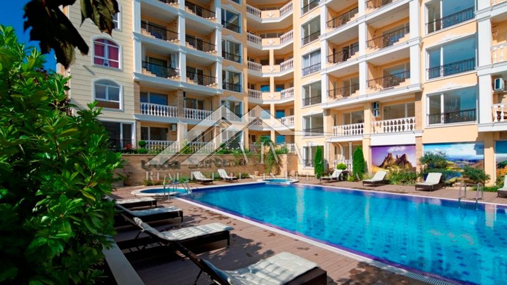 Three-room apartment  in Villa Sardinia complex, St.Vlas