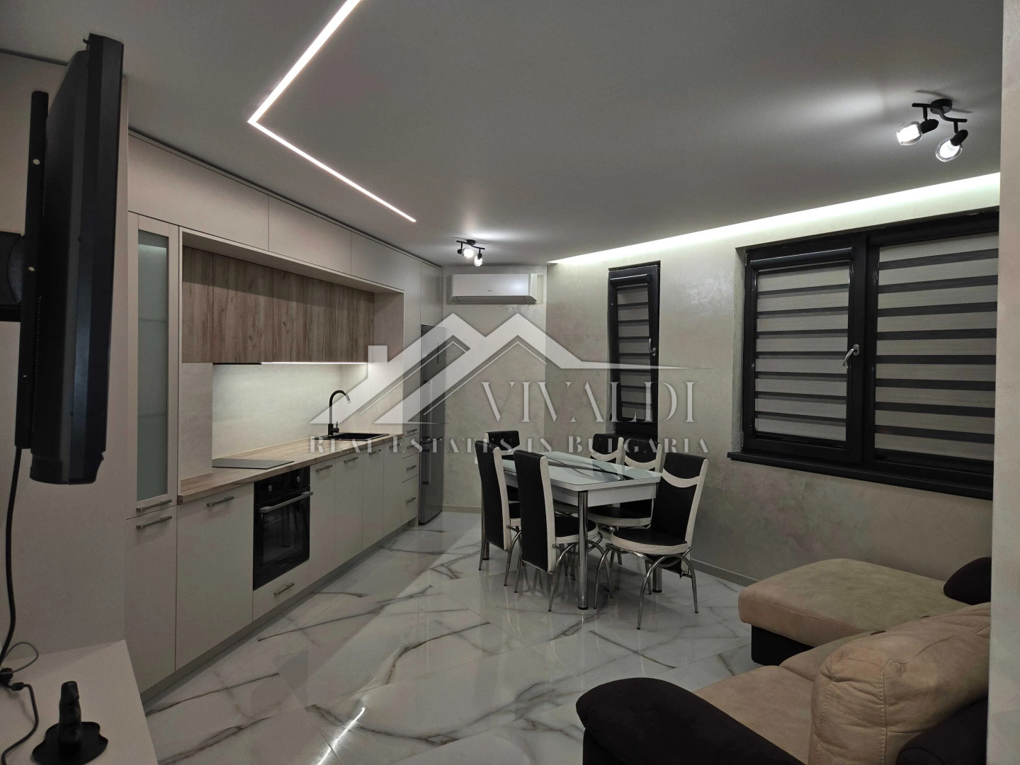 Two-room apartment with a parking, Alen Mak area, Varna