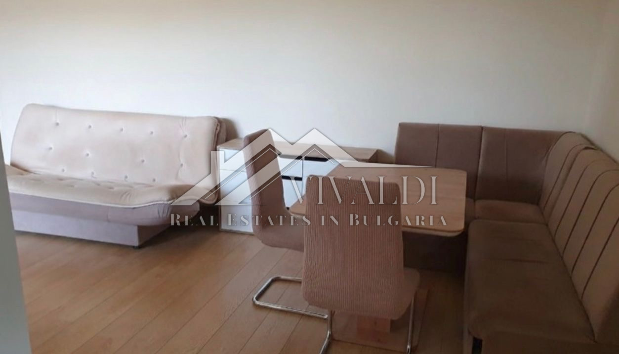 Two-room apartment with a parking space for rent in the Alen Mak district, Varna.